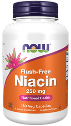 Niacyna flush-free (Niacin) 250 mg (180 kaps.)