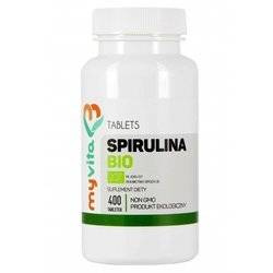 Myvita Spirulina Bio 400 T Oczyszczanie