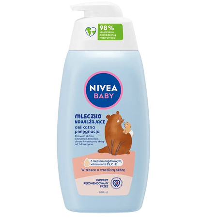 Baby mleczko nawilżające delikatna pielęgnacja 500ml