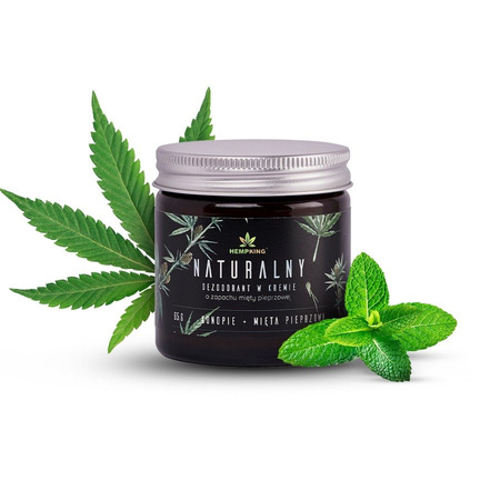 Biowen Naturalny dezodorant w kremie konopny z CBD i miętą pieprzową 65 g