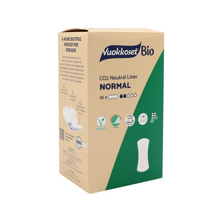 Vuokkoset, BIO, NORMAL, Wkładki higieniczne, 26 szt.