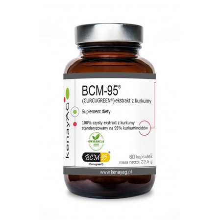 KENAY Kurkuma BCM-95® Curcugreen® na wsparcie stawów, wątroby i układu odpornościowego 60 kaps.