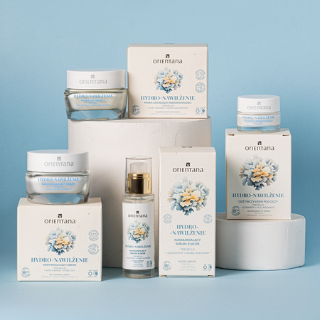 Orientana Hydro Nawilżenie Odżywczy Krem pod oczy Tremella Ceramidy Olej Awokado, 15ml