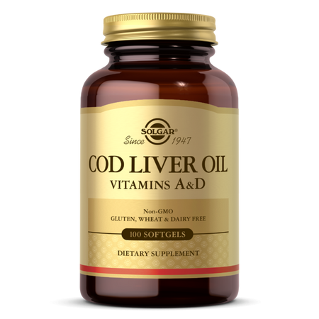 Cod Liver Oil - Vitamins A&D (100 kaps.)