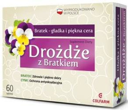 Colfarm − Drożdże z bratkiem − 60 tabl.
