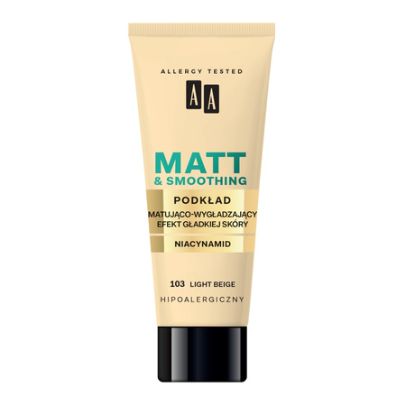 Make Up Matt Foundation podkład matująco wygładzający 103 Light Beige 30ml
