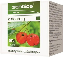 Sanbios Krem Z Acerolą 50 ml Nawilża i Ujędrnia
