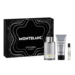 Explorer Platinum zestaw woda perfumowana spray 100ml + miniatura wody perfumowanej 7.5ml + żel pod prysznic 100ml