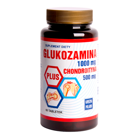 Ginseng Glukozamina 1000 mg chondroityna 500 mg 60