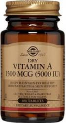Dry Vitamin A 5000 IU 1500 mcg (100 tabl.)
