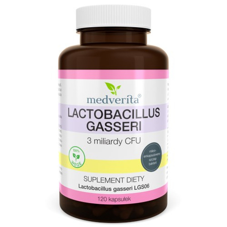 Medverita Lactobacillus Gasseri LGS06 probiotyk 120 kaps.