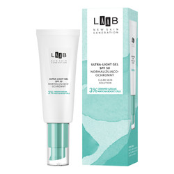 Laab Clear Skin Solution ultralekki żel SPF50 normalizująco-ochronny 40ml