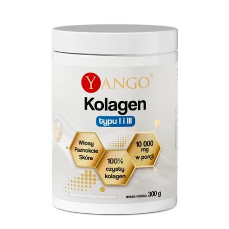 Yango Kolagen Rybi 10 000 typu I i III - 300g bezsmakowy