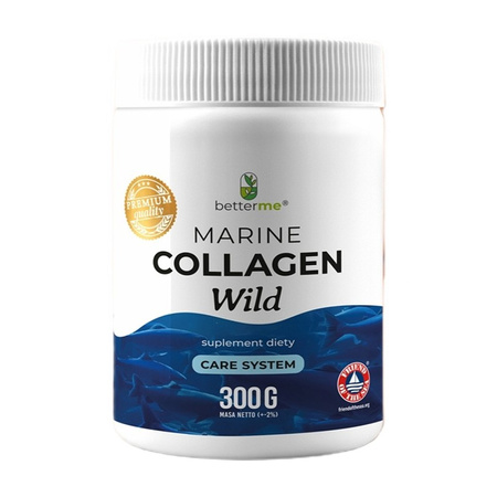 BETTERME Marine Collagen Wild kolagen z Dorsza Atlantyckiego suplement diety na stawy, skórę, włosy i paznokcie 300g