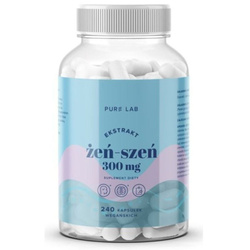 Pure Lab Ekstrakt z żeń-szenia 300 mg, 240 kaps