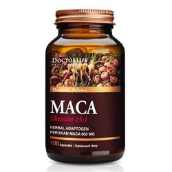 Doctor Life Maca ekstrakt 15:1 suplement diety 100 kaps.
