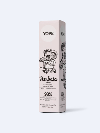 Yope - Krem do rąk. Herbata & Mięta - 100 ml