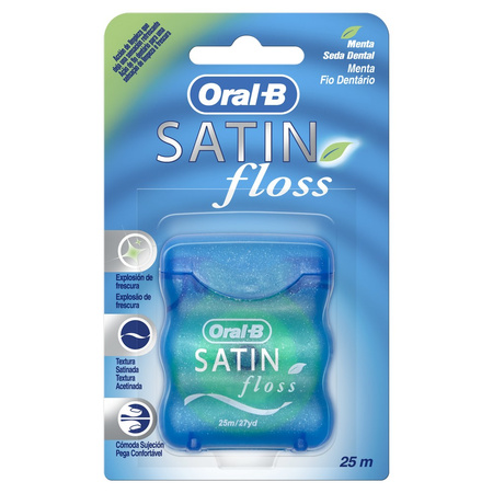 Oral-B Satin Floss Mint Nić Dentystyczna 25 m