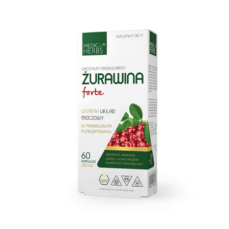 Medica Herbs Żurawina Forte 60 k