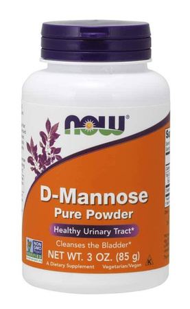 Now Foods D-Mannoza na wsparcie układu moczowego 85 g