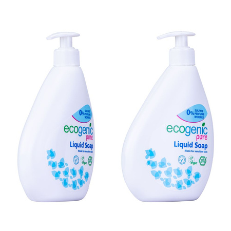 Ecogenic Pure, Mydło do rąk w płynie z pompką, bezzapachowe, 500 ml