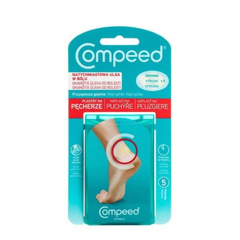 Compeed plastry na pęcherze, średnie 5 sztuk