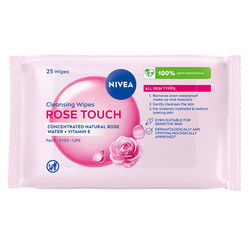 Rose Touch micelarne chusteczki z organiczną wodą różaną 25szt