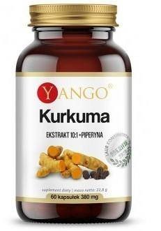 YANGO Ekstrakt Kurkuma 60 kapsułek