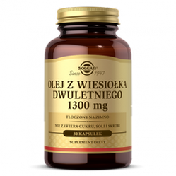 Solgar – Olej z wiesiołka dwuletniego 1300 mg 30 kaps.