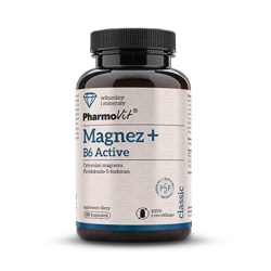 Pharmovit Magnez z Witaminą B6 - 120 kaps.