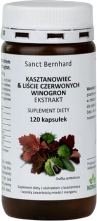 Ekstrakt z kasztanowca (120 kaps.)