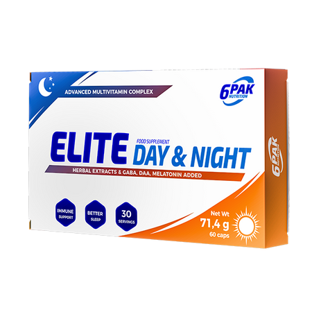 6PAK ELITE DAY & NIGHT kompleks witamin 60 kaps.