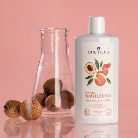 Orientana - Szampon Trycho Nawilżenie Liczi Ektoina Kompleks prebiotyków 200ml