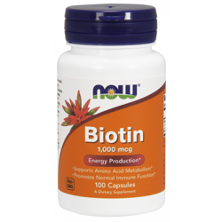 Witamina H - Biotyna 1000 mcg (100 kaps.)