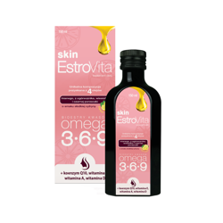 EstroVita Skin Omega 3-6-9 dla kobiet 150 ml smak lemon