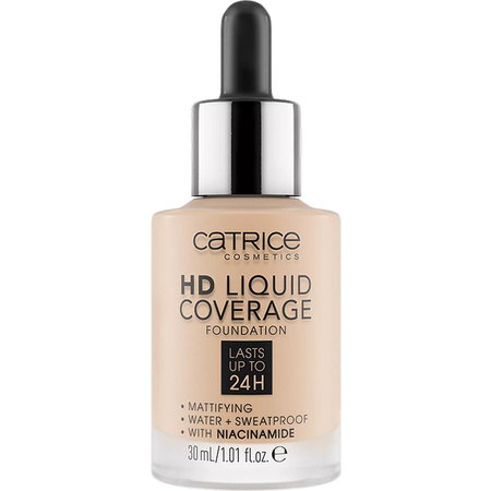 HD Liquid Coverage Foundation 24H matujący podkład do twarzy 010 Light Beige 30ml