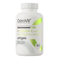 OSTROVIT Witamina E Naturalny Kompleks Tokoferoli (90 kaps.)