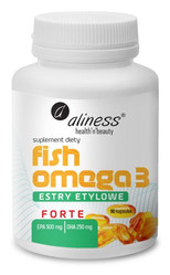 Aliness Fish Omega 3 FORTE Estry 500/250mg 90 kaps.