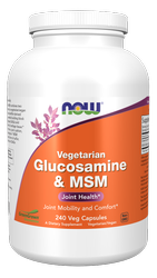 Glucosamine & MSM vegetarian - Glukozamina i MSM (240 kaps.)