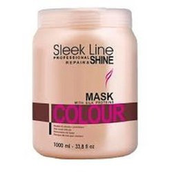 Sleek Line Colour Mask maska z jedwabiem do włosów farbowanych 1000ml