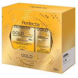 Gold Q10 zestaw krem przeciwzmarszczkowy 50+ 50ml + przeciwzmarszczkowy krem pod oczy 15ml