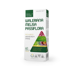 Medica Herbs Waleriana Melisa Passiflora 60 kaps.