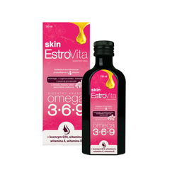 EstroVita Skin Sakura Omega 3-6-9 dla kobiet 150 ml smak kwiatu wiśni