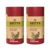 Zestaw: 2x Sattva - Henna Naturalna ziołowa farba do włosów Czerwone Wino 150g