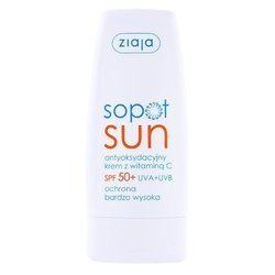 Ziaja Sopot Sun, antyoksydacyjny krem z witaminą C SPF50 50ml