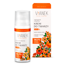 Vianek, Intensywnie odżywczy krem do twarzy na noc, 50 ml