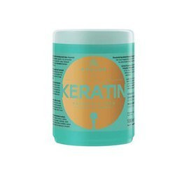 Kallos − Keratin Hair Mask With Keratin And Milk Protein, maska do włosów suchych i łamiących się z wyciągiem keratyny i proteiny mlecznej − 1000 ml