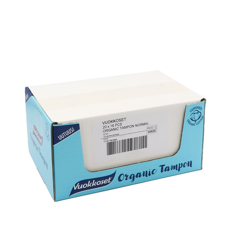 Vuokkoset, BIO, Tampony NORMAL, 16 szt.