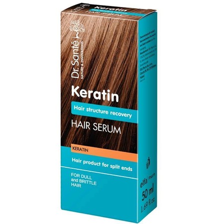 Dr. Santé Serum do włosów z keratyną do włosów matowych i łamliwych 50 ml