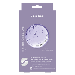 L'biotica L'BIOTICA PGA Hydro Fusion Hydrożelowe płatki pod oczy z peptydami 1 para